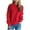 Red, variant on Alkepwun Sweaters for Women Crewneck Cute Hollowed Out Long Sleeved Loose Fall Winter Knitted Pullover Tops