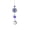 A, variant on Crystal Suncatcher Pendant Window Hanging Ornament Blue White Totem Light Refraction Home Decor Gift, 15 Inch
