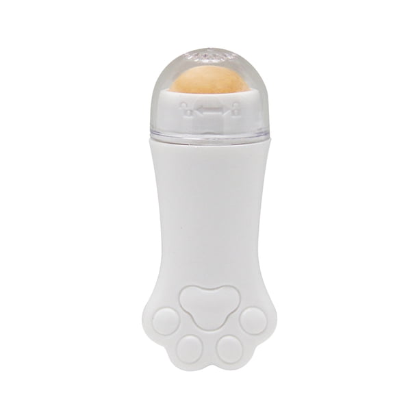 Masajeador con rodillo absorbente volcánico para eliminar la grasa facial y limpiar los poros. Rodillo de piedra volcánica para eliminar la grasa facial. Bola de roca volcánica.