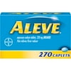 Aleve Pain Reliever/Fever Reducer Naproxen Sodium Caplets, 220 mg, 270 Ct