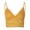Yellow, variant on Pntutb Womens Plus Size Vest Crop Wireless Bra Lingerie Sexy V-Neck Underwear Camisole