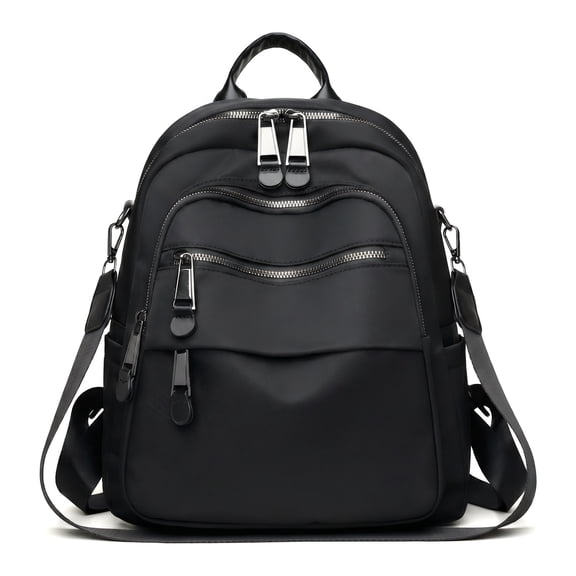 Mini Backpack for Women, Waterproof Stylish Day Backpack, Lightweight Casual Daily Travel Rucksack, Ladies Gifts for Work or School(Black)