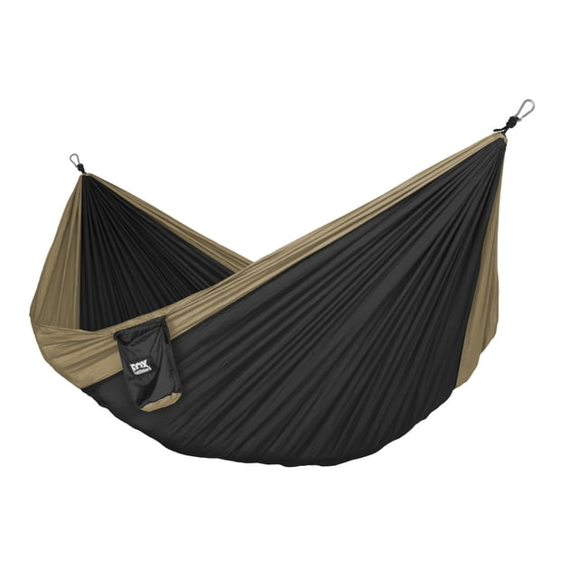Neolite Single Camping Hammock - Lightweight Portable Nylon Parachute Hammock for Backpacking, Travel, Beach, Yard. Hammock Straps & Steel Carabiners Included