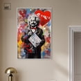 thumbnail image 3 of Genius Love Canvas Graffiti Pop Art by Art Remedy, White Frame, 30" x 45", 3 of 7