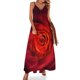 thumbnail image 1 of Vestido sin mangas con estampado de rosas para mujer, vestido elegante de verano, moda femenina, 1 of 7