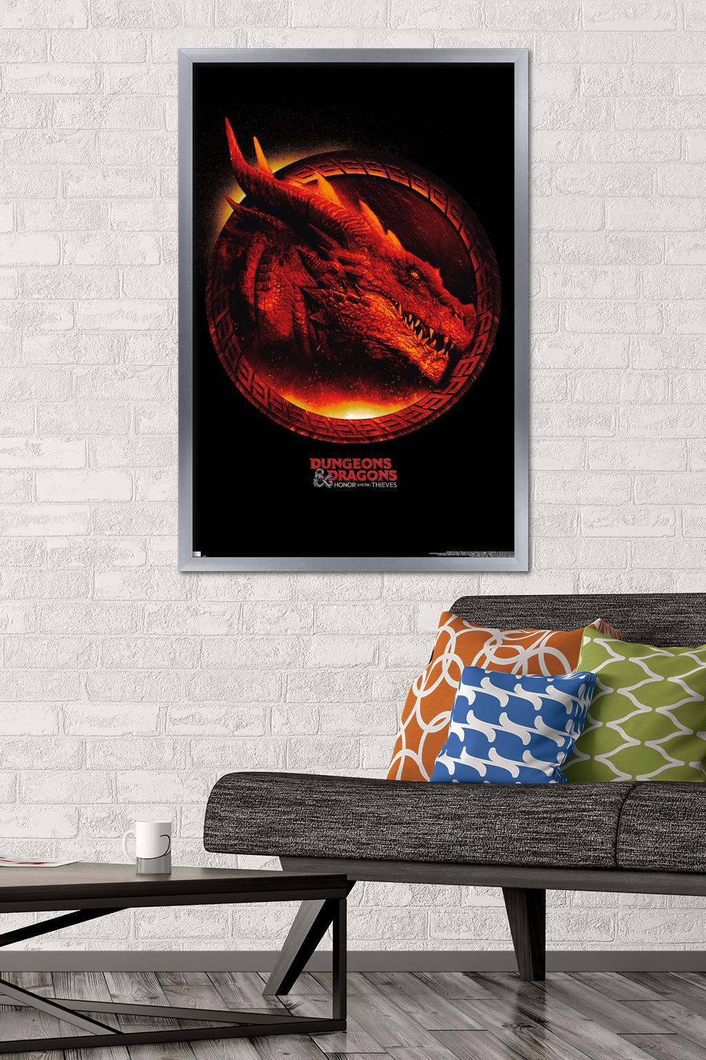 Dungeons And Dragons - Honor Among Thieves - Dragon Wall Poster, 22.375" x 34" Framed
