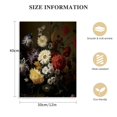 thumbnail image 2 of ARISTURING Moody Canvas Wall Art Dark Flower Painting Black Botanical Poster Vintage Flower Artwork Moody Botanical Painting Dark Academia Canvas Wall Art Moody Floral Art Print for Living Room, 2 of 5