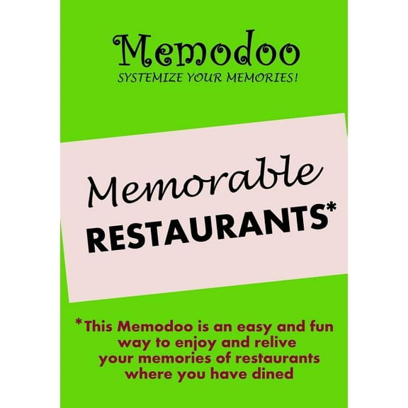 Memodoo Memorable Restaurants, (Paperback)