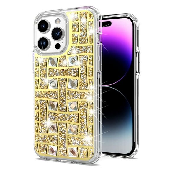 For Motorola Moto G Play 2023 Bling Hybrid Case Cover - I