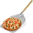 thumbnail image 5 of 15.5in*11.8in Pizza Peel,Aluminium Alloy Pizza Shovel with Handle Non-Stick Perforated Pizza Shovel Lightweight Pizza Shovel Reusable Pizza Peel for Homemade Baking Pizza Bread（L15.5in*W11.8in）, 5 of 8