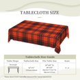 thumbnail image 6 of Rectangle Table Cloth, Wemyss Clan Plaid Scottish Tartan Resistant Washable Tablecloth Decorative Table Cover for Dining, Indoor and Outdoor, 6 of 6