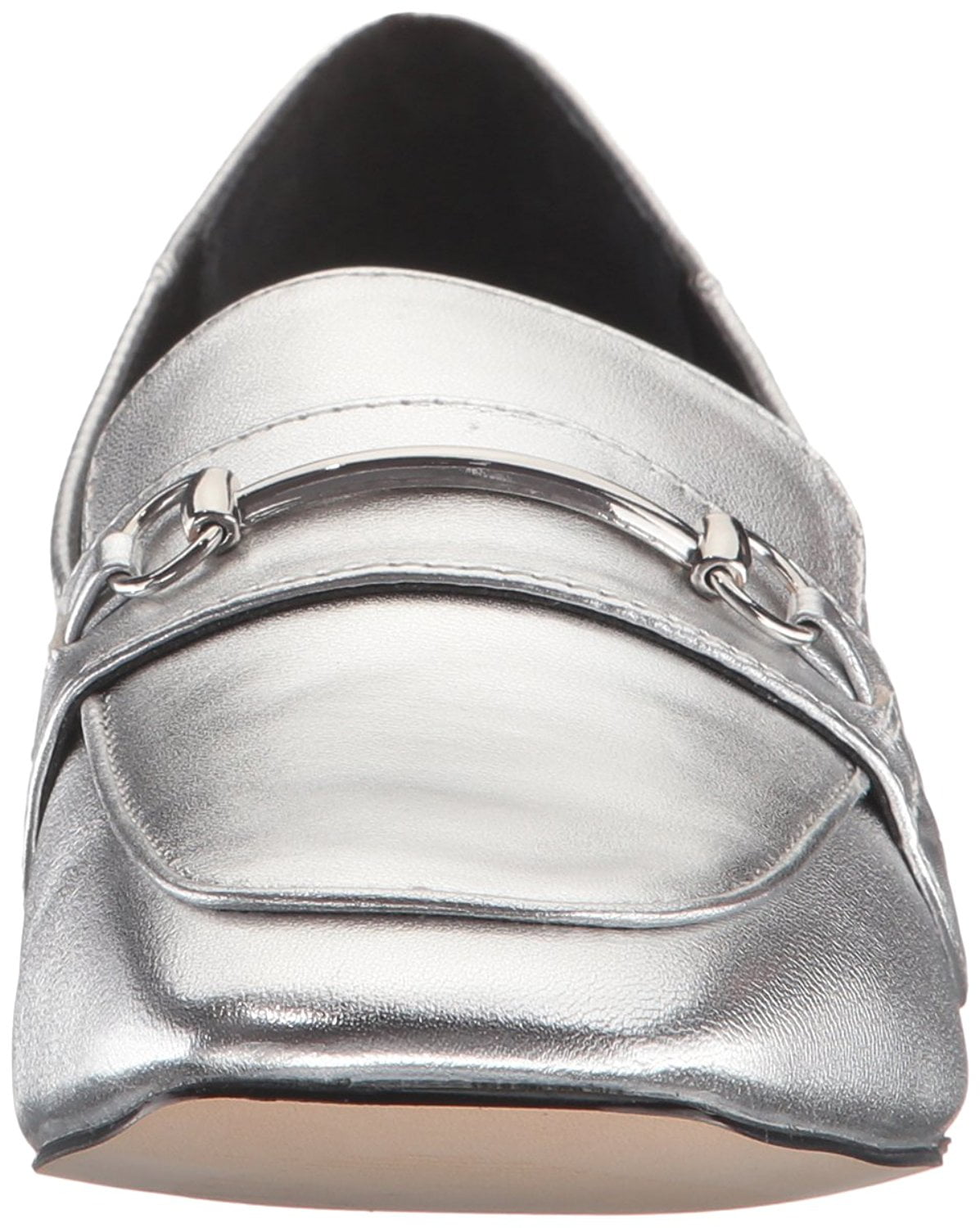 steve madden silver loafers