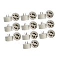 thumbnail image 3 of 10 piezas de adaptador de base de lámpara MR16 a GU10. Herramienta de conversión de repuesto. Adaptador de base de luz. Portalámparas., 3 of 9