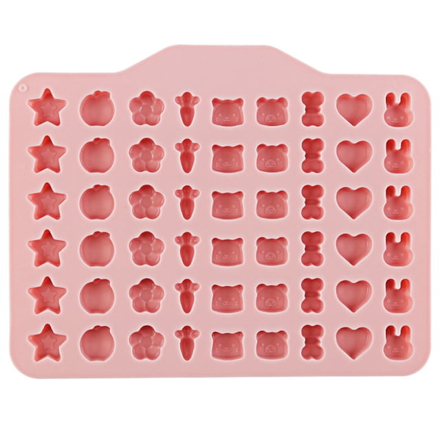 Coofit Gummy Candy Mold Set Creative Silicone Cartoon Soft Chocolate Mold Fondant Mold