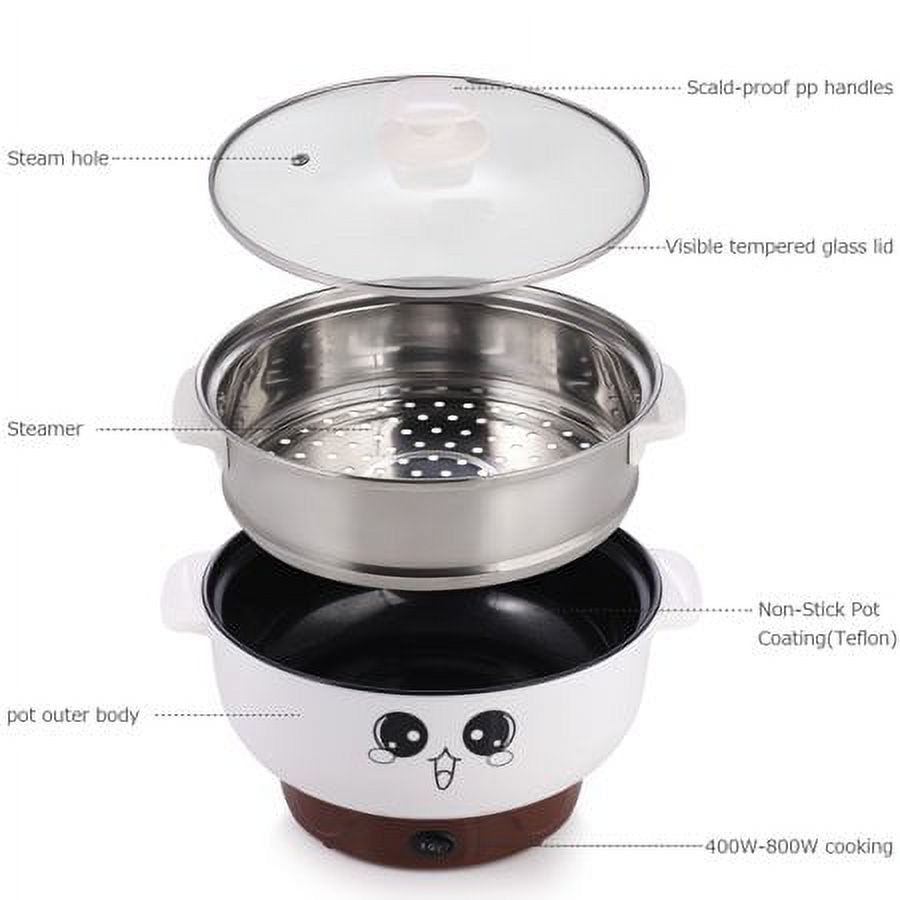 Topchances Multi-Function 2.3 L Electric Hot Pot