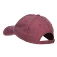 thumbnail image 3 of Mini Key Embroidered Washed Cap - Maroon OSFM, 3 of 5