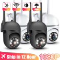 thumbnail image 2 of Cámara de seguridad de vigilancia para exteriores, Monitor inalámbrico externo para el hogar, alarma impermeable, 5G, HD, Wifi, 2MP, Zoom 4.0X, 2,4G, 2 of 4