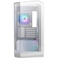 thumbnail image 2 of Gabinete Gamer MSI MAG PANO M100R PZ WHITE Micro ATX Micro Torre 4 Fan Cristal Templado USB-C ARGB, 2 of 6