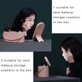 thumbnail image 5 of Portable Makeup Organizer Box with LED Mirror - Pink, 5 of 5