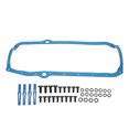 thumbnail image 2 of Engine Oil Pan Gasket Set with Steel Core OS34510T Replacement for Chevy SBC 305 350 327 Engine 1955‑1985, 2 of 8