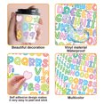 thumbnail image 4 of Musbetu 15 Sheets Cartoon Alphabet Stickers Set Letters Numbers Design Waterproof Sun-Proof Decorative Stickers for Crafts Indoor Outdoor Use, 4 of 7