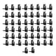 thumbnail image 1 of 50 ganchos para colgar luces, fáciles de instalar, para decoración de pared. Negro, 1 of 9