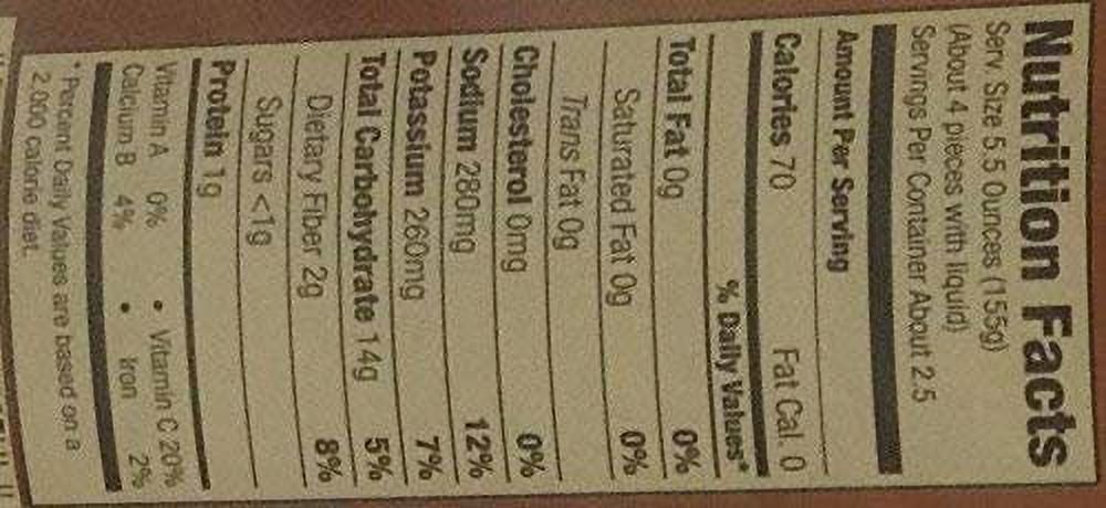Lieber's Whole Potatoes Kosher For Passover 15 Oz. Pack Of 6.