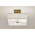 thumbnail image 3 of 43691NBR Kichler Lighting Shailene - 3 Light Semi-Flush Mount - 14 inches wide-Natural Brass Finish, 3 of 4