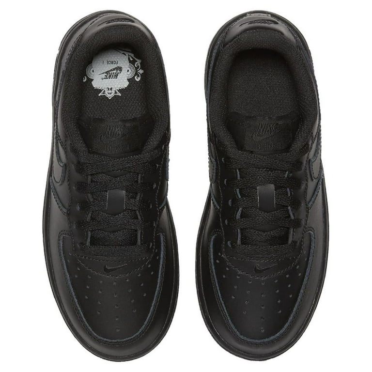 Junior black nike air force 1 sale