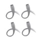 thumbnail image 4 of 4 extensiones de cabello con clip para mujer, con orejas teñidas, de un solo color Gris, 4 of 9