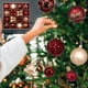 thumbnail image 1 of Hogar y cocina, Decoración del hogar, Accesorios navideños Juego de bolas navideñas pintadas Bolas de plástico Ventana disponible Árbol de Navidad disponible Árbol de Navidad pequeño colgante, Bolas e, 1 of 6