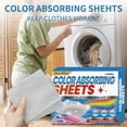 thumbnail image 2 of Color Protection Laundry Sheets Color Catcher Dye Trapper Mixed Washing Formula Fabric Saver Solution 50Pcs Per Pack blue, 2 of 5