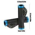 thumbnail image 3 of Bike Handlebar Grip Cover under $5! kkbbma Ergonomic Rubber Bike Handlebar Grip, Non-Slip Cover for Mountain and Folding Bicycles, 3 of 6