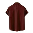 thumbnail image 4 of Playeras Deportivas Para Hombre, Camisa Con Degradado Teñida, Fresca Y Fina, Transpirable, Con Cuello Colgante, 4 of 6