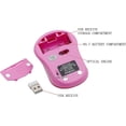 thumbnail image 5 of Ratón inalámbrico silencioso con diseño de gato de dibujos animados, color rosa para niñas, apto para computadoras de escritorio y portátiles., 5 of 5