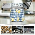 thumbnail image 6 of Yayeee Ashtray with Lid for Cigarette Smokeless Stainless Steel Home Ash Holder, Light Lemon, 6 of 7