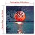 thumbnail image 3 of Ueasy Diamond Art Painting Kits, Moon Diamond DIY Painting Kits for Adults Beginner 5D Full Drill Crystal Diamond Art Painting Set Moon by Beach Scene Craft for Home Wall Decor 11.8 x 11.8, 3 of 7