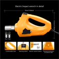thumbnail image 3 of Electric Car Jack 12V 3 In 1 3Ton Automotive Lifting Machine Set With Impact Wrench Air Pump Tire Repair Lift Tools ,Robust Construction, 3 of 5