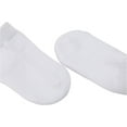 thumbnail image 2 of Touched by Nature Baby Unisex Organic Cotton Socks, White 12-Pack, 0-6 Months, 2 of 3