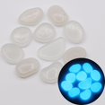 thumbnail image 3 of The Dark Garden Pebbles Rocks Luminous Glowing para Interiores Y Exteriores Path Patio Walkways Grass Aquarium Decor ,, 3 of 8