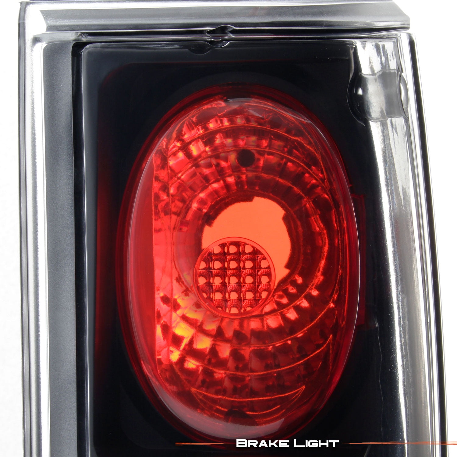 AKKON - Fit 1982-1993 Chevy S10 S15 1991-1993 GMC Sonoma 1991-1994 Bravada Black Tail Lights Lamps Black Housing