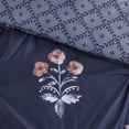 thumbnail image 3 of Madison Park Marfa 3 Piece King/Cal King Pintuck Duvet Cover Set Navy, 3 of 6