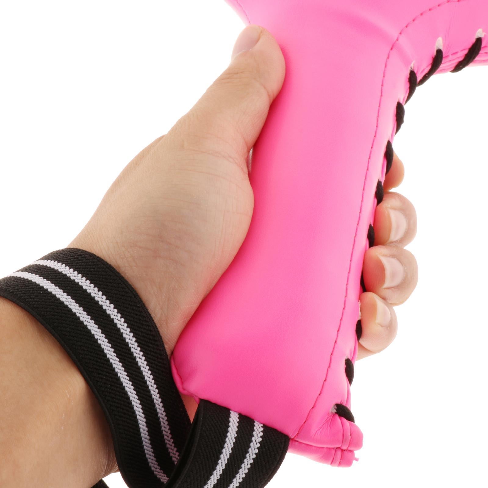 harayaa Boxing Equipment Pinching Thai Gloves Boxing Training Mitts Kickboxing Pad Punch pink