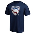 thumbnail image 2 of Men's Navy Florida Panthers Banner Wave Logo T-Shirt, 2 of 3