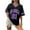 Purple, variant on Oversized Jersey Shirts for Women Y2k T-Shirt Number Letter Graphic Short Sleeve V Neck Sports Tee Purple XL