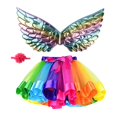 thumbnail image 3 of Conjunto de disfraz de hada para niñas, disfraz de ala de Ángel, disfraz de ala de mariposa, vestido encantador para niños, disfraz de princesa para para altura 80cm Yinane Disfraz de ala de hada, 3 of 8