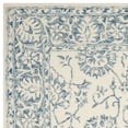 thumbnail image 2 of SAFAVIEH Blossom Munya Traditional Wool Runner Rug, Ivory/Blue, 2'3" x 8', 2 of 3