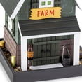 thumbnail image 5 of Alpine Corporation 7" x 9" Hanging Wood Farm Store Bird Feeder, Multicolor, 5 of 13