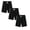 Black 3PCS, variant on 3 Pack Mens Lounge Shorts Mens Pajama Shorts With Pockets Casual Mens Shorts Soft Lounge Pajamas