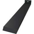 thumbnail image 3 of Ekena Millwork 2 1/2"W x 16"D x 1 1/2"H Hidden Floating Steel Heavy Duty Bracket w/ Flange, Powder Coated Black, 3 of 10